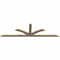 Ekena Millwork Richland Rough Sawn Timber Gable Bracket, Douglas Fir, 96"W x 28"H x 2"D x 4"F, 7/12 Pitch GBW096X28X0204RIC00RDF - alternate 5
